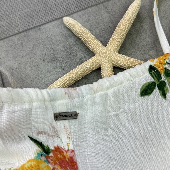 🔆O’Neill🔆 SLADE MINI DRESS CUTE Embroidered 70’s vacation girly - Picture 14 of 14